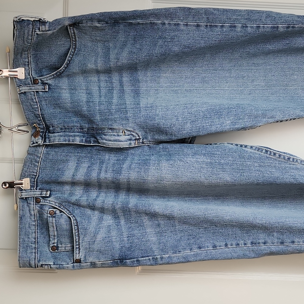 Wrangler  Authentics,  NWTG, Sz 42 X 30 Light Blue Jeans, 3 Pockets in Front - Picture 3 of 11
